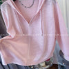 Plus Size Women's Summer Knitted Relaxed Fit Cardigan Fits 88-331 lb