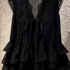 Plus Size Summer New-Style Design Patchwork Chiffon Sleeveless Relaxed Fit Shirt Fits 331 lb