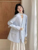Plus Size Women's Spring Summer New-Style Long-Sleeve Blazer Fits 220-331 lb