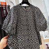 Plus Size Women's Summer Floral Short-Sleeve Relaxed Fit Shirt Fits 331 lb