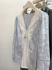 Plus Size Women's Summer Casual Lace Patchwork Long-Sleeve Relaxed Fit Shirt Fits 331 lb
