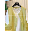 Plus Size Women's Summer New-Style Short-Sleeve Two-Piece Set Fits 331 lb