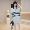 Plus Size Women's Casual Short-Sleeve Dress Fits 331 lb