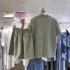 Plus Size Women's Summer Fashionable Vintage Long-Sleeve Two-Piece Set Fits 220-331 lb