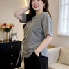 Plus Size Women's Summer New-Style Casual Short-Sleeve Relaxed Fit T-Shirt