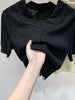 Plus Size Women's Spring Summer Knitted Short-Sleeve Cardigan Fits 331 lb