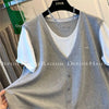 Plus Size Women's Spring Summer New-Style Patchwork Knitted Short-Sleeve Relaxed Fit Cardigan Fits 331 lb