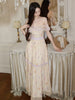 Flower God Fulu a heavy-duty multi-tiered skirt design waist regal princess dress