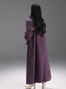 Mid-length coat gentle cozy and elegant vibe capturing the sophisticated aura of a Beijing socialite