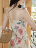 Tuileries Garden Chic and unique printed lace patchwork dress sense of style for summer
