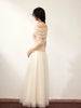 Flowy Mesh Elegant Escaped Princess Gentle Draping Half Skirt
