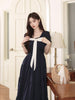 Daisy Princess Color-Block Lace Patchwork Dress 5m Sweep