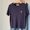 Plus Size Women's Summer New-Style Knitted Short-Sleeve Sweater Fits 331 lb