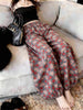 Plus Size Women's Summer New-Style Casual Floral Relaxed Fit Pants Fits 331 lb