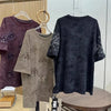 Plus Size New-Style Design Short-Sleeve Relaxed Fit T-Shirt Fits 331 lb