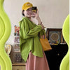 Plus Size Spring Summer New-Style Relaxed Fit Shirt Fits 331 lb