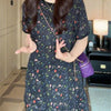 Plus Size Women's Summer New-Style Floral Relaxed Fit Dress Fits 331 lb