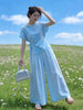 Plus Size Women's Summer Fashionable Elegant New-Style Short-Sleeve Two-Piece Set Fits 331 lb
