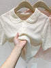 Plus Size Women's Spring Summer Knitted Short-Sleeve Cardigan Fits 331 lb