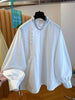 Plus Size Women's Long-Sleeve Relaxed Fit Shirt Fits 331 lb