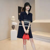 Plus Size Women's Casual Short-Sleeve Dress Fits 331 lb