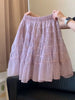 Plus Size Spring Summer French-Style Fashionable New-Style Patchwork Mesh Skirt Fits 331 lb