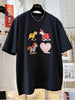 Plus Size Women's Summer Embroidered Short-Sleeve Relaxed Fit T-Shirt Fits 331 lb