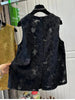 Plus Size Women's Summer Casual Embroidered Sleeveless Relaxed Fit Shirt Fits 331 lb