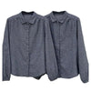 Plus Size Women's French-Style Vintage Long-Sleeve Relaxed Fit Shirt Fits 331 lb
