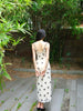Mi Wan Feng Gu Qian a soft and elegant new Chinese-style retro V-neck slim-fit slip dress