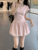 Plus Size Women's Summer Short-Sleeve Dress Fits 331 lb