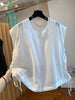 Plus Size Women's Summer New-Style Sleeveless Relaxed Fit Shirt Fits 331 lb