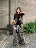 Plus Size Women's New-Style Printed Two-Piece Set Fits 331 lb