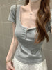 Plus Size Women's Summer Casual Short-Sleeve T-Shirt Fits 88-331 lb