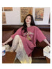 Plus Size Women's New-Style Lace Patchwork Short-Sleeve Relaxed Fit Dress Fits 331 lb