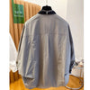 Plus Size Women's Design Long-Sleeve Relaxed Fit Shirt Fits 331 lb