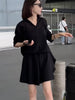 Plus Size Women's Summer Elegant Long-Sleeve Two-Piece Set Fits 331 lb