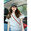Plus Size Women's Summer Fashionable New-Style Patchwork Short-Sleeve Relaxed Fit T-Shirt Fits 331 lb