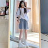 Plus Size Women's Casual Denim Relaxed Fit Pants