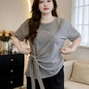 Plus Size Women's Summer New-Style Casual Short-Sleeve Relaxed Fit T-Shirt