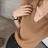 Plus Size Women's Summer Knitted Relaxed Fit Sweater Fits 331 lb