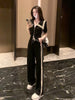 Plus Size Women's Summer Fashionable Casual Two-Piece Set Fits 265 lb