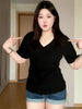 Plus Size Women's Summer Short-Sleeve T-Shirt