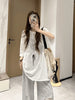 Plus Size Women's Summer New-Style Casual Short-Sleeve Relaxed Fit Two-Piece Set