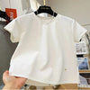 Plus Size Women's Summer Casual Short-Sleeve Relaxed Fit T-Shirt Fits 88-331 lb