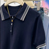 Plus Size Women's Summer New-Style Casual Knitted Short-Sleeve Relaxed Fit Sweater Fits 331 lb