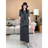 Plus Size Short-Sleeve Two-Piece Set Fits 331 lb