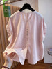 Plus Size Women's New-Style Short-Sleeve Relaxed Fit T-Shirt Fits 331 lb