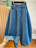 Plus Size Women's Summer Denim Relaxed Fit Pants Fits 99-331 lb