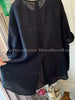 Plus Size Women's Summer French-Style New-Style Design Puff-Sleeve Relaxed Fit Shirt Fits 331 lb